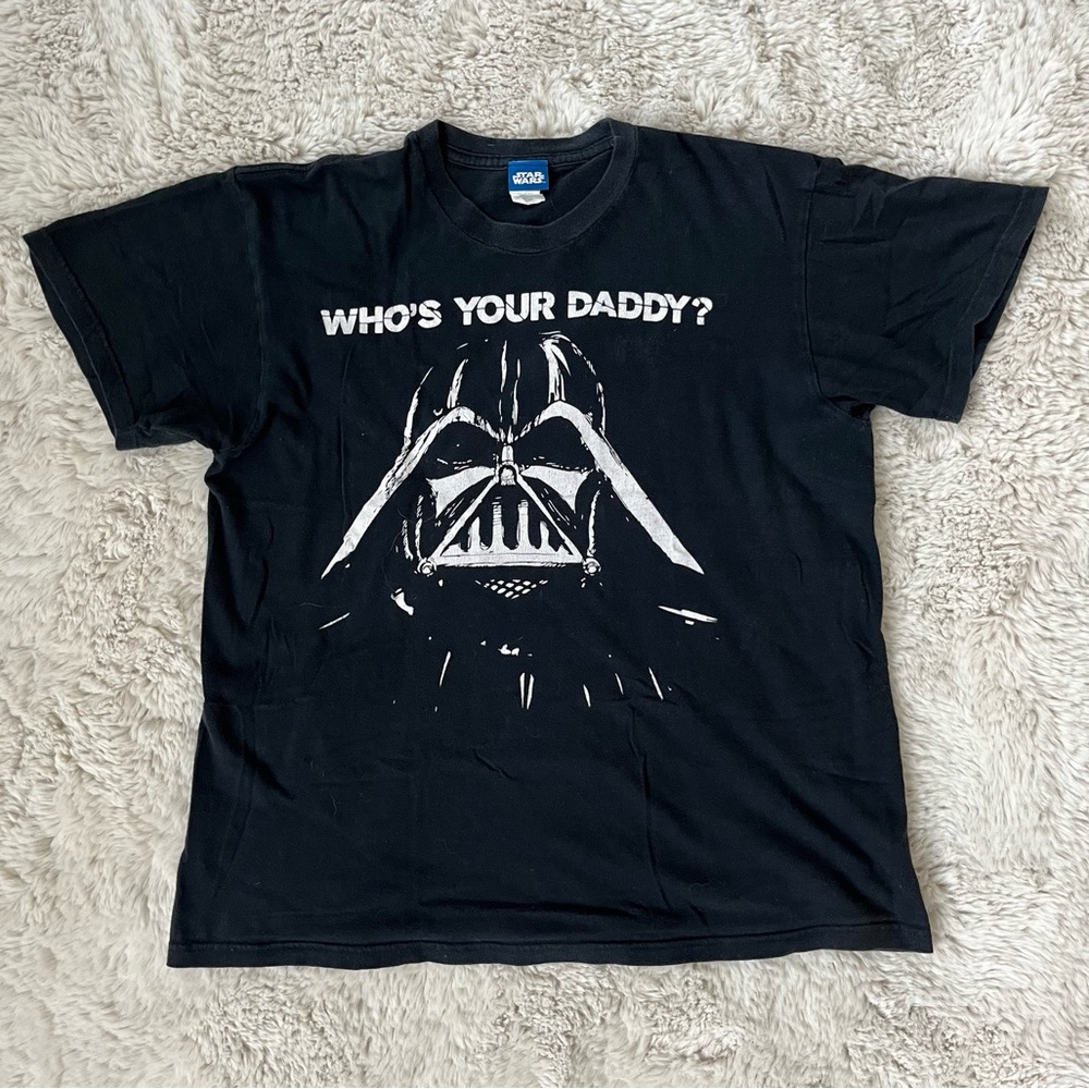 Star Wars Darth Vader 2000s who’s your daddy tshirt